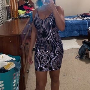 Black & Purple Formal Dress (3/$22)